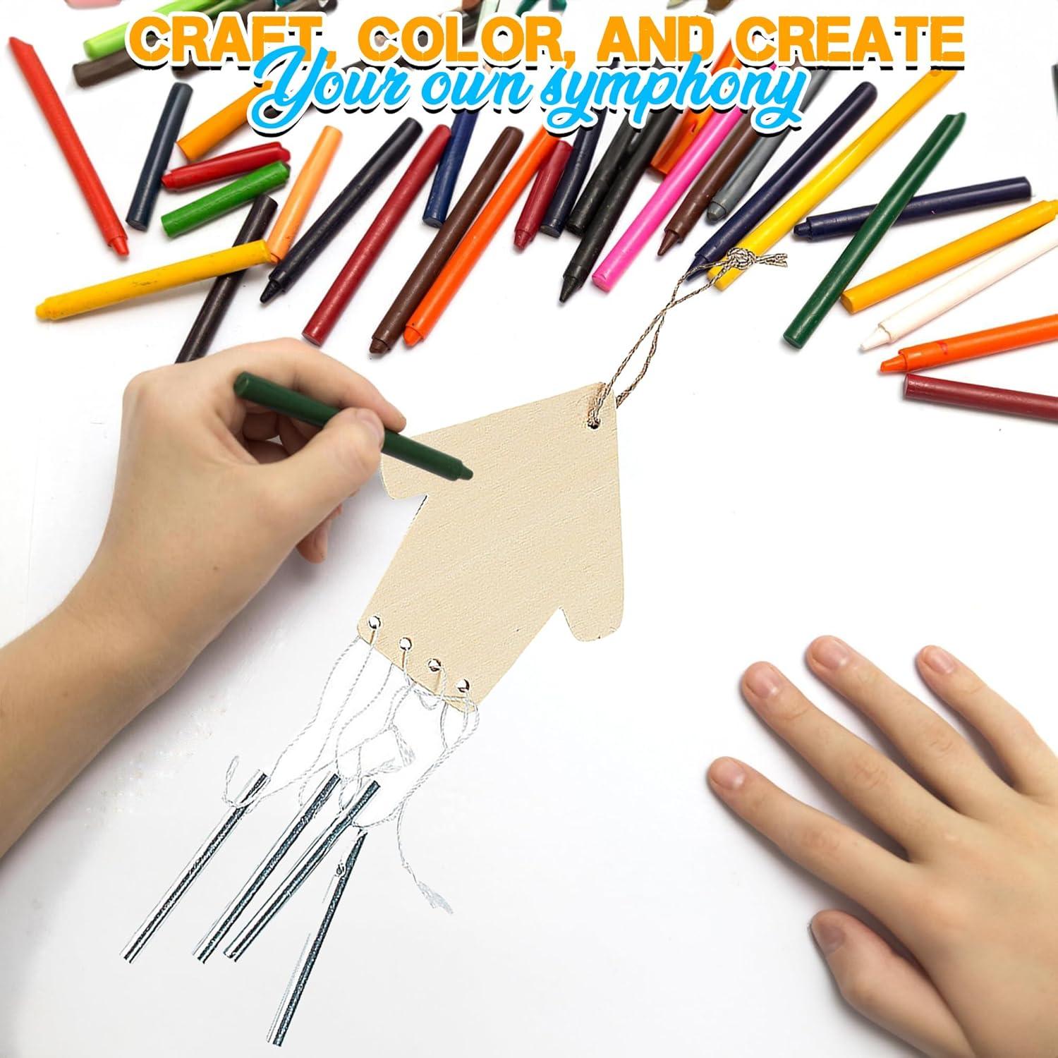 image:imageFun Express DIY Wind Chime Craft Kits for Kids Ages 48 Makes 12 Spring Theme Butterfly amp Birdhouse Designs Bulk Arts and Crafts Activity Set for Birthday Parties amp Creative Projects