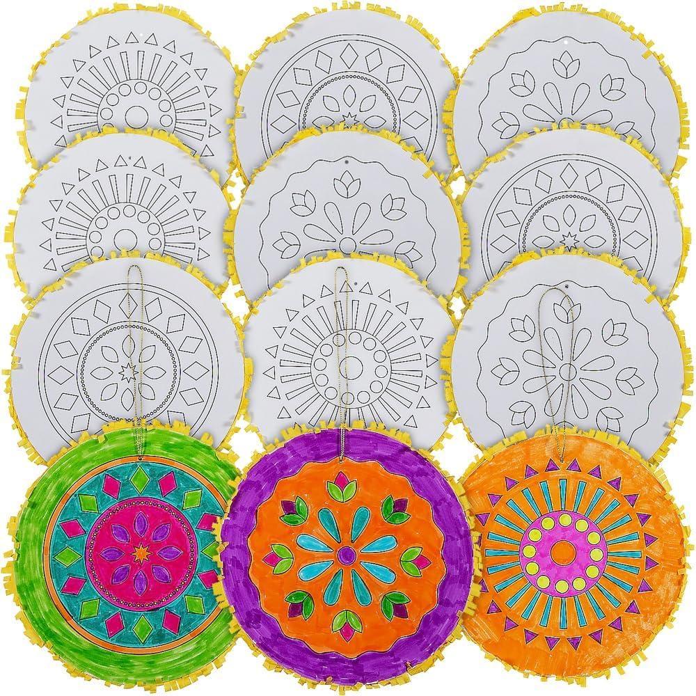 image:imageColor Your Own Fiesta Sign with Fringe Craft Kit  Makes 12