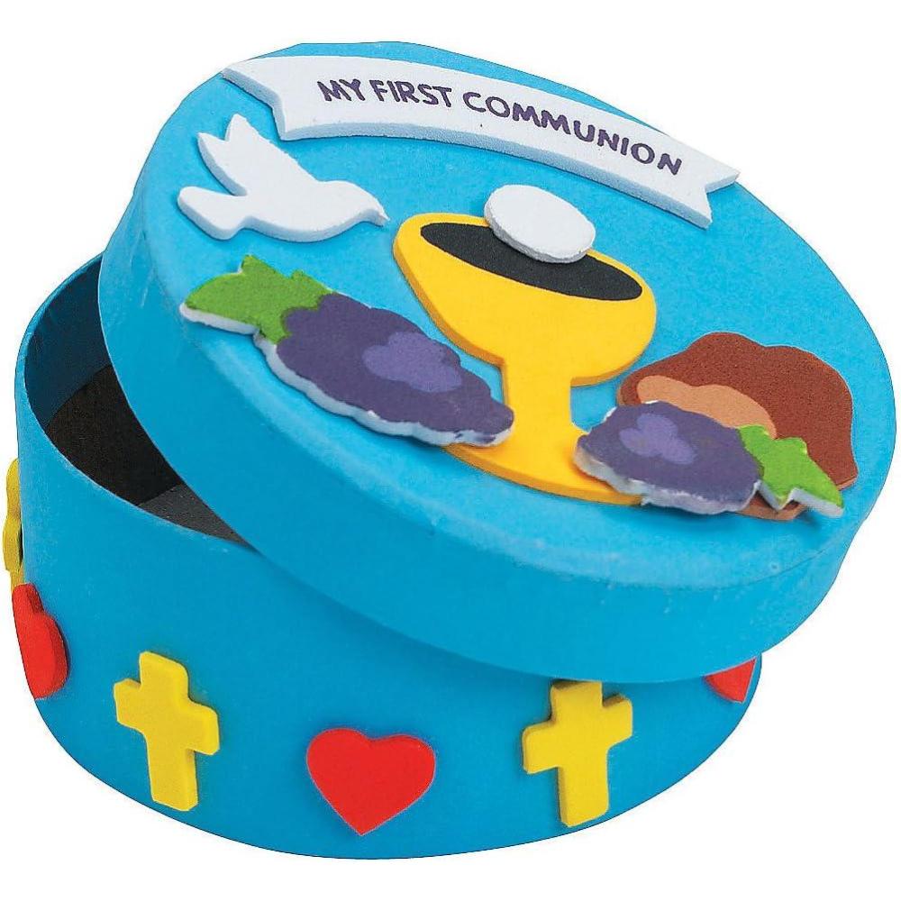 image:imageFirst Communion Prayer Box Craft Kit  Crafts for Kids and Fun Home Activities