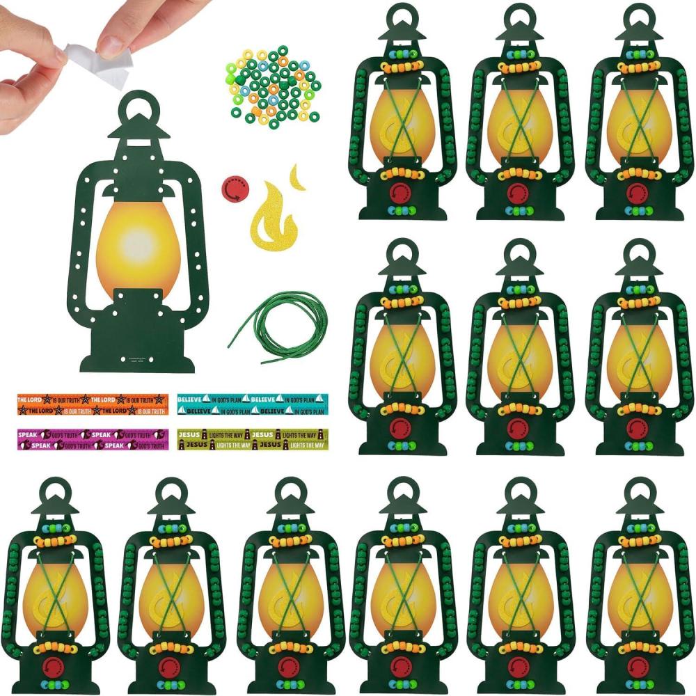 image:imageFun Express Camp Lantern Lacing Sign Craft Kit  Makes 12 Vacation Bible School 2024