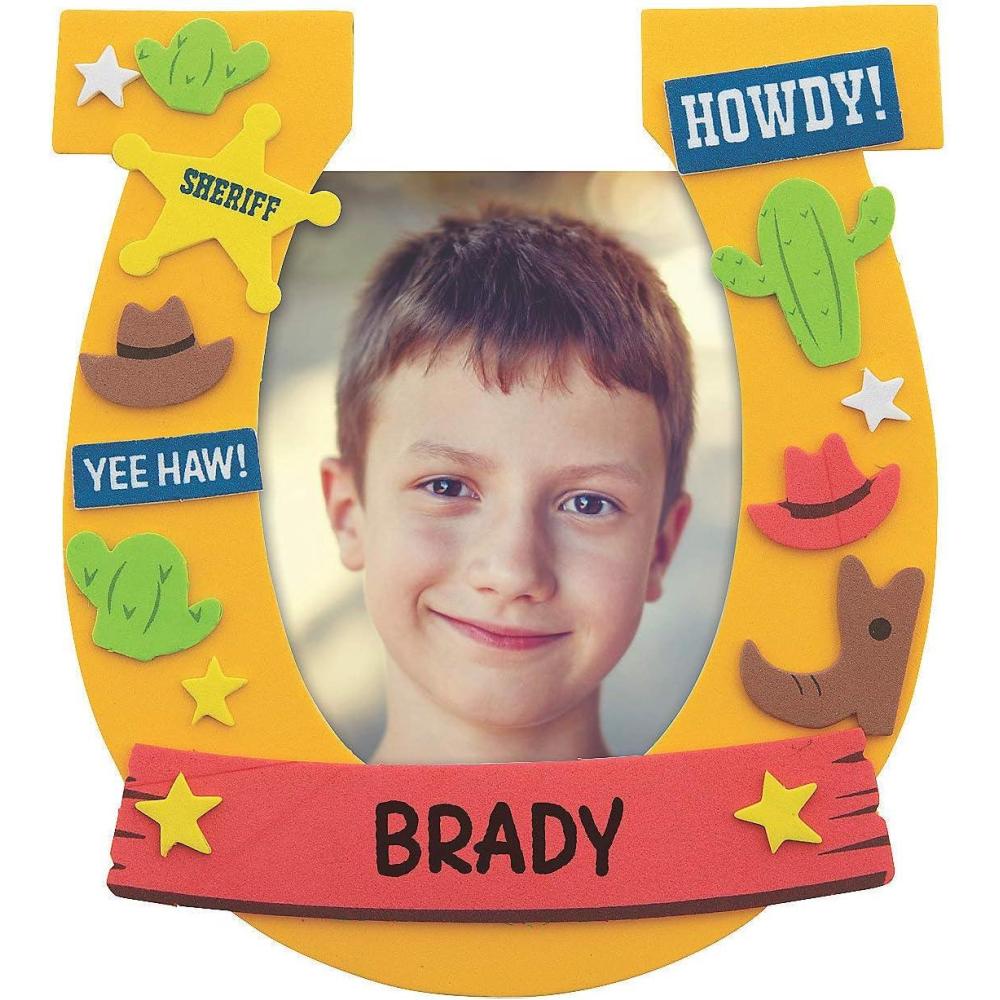 image:imageFun Express Horseshoe Photo Frame Craft Kit with Magnet Creative DIY Craft for Weddings Parties Receptions amp Special Occasions Perfect for Custom Gifts Keepsakes amp Home Dcor 12 Pieces