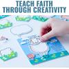 4″ x 4″ Religious Good Shepherd Magnet Craft Kits – Makes 12, Vacation Bible School Supplies