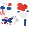 Foam Patriotic Bug Magnets Craft Kit – Crafts for Kids and Fun Home Activities
