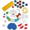 Fun Express 6 1/2″ x 8 1/2″ Multicolor Juggling Clown Craft Roll Craft Kit – Makes 12