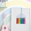 Fun Express All About Me Rainbow Craft Kit – 12 Pieces – Multicolor