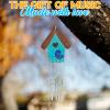 Fun Express DIY Wind Chime Craft Kits for Kids Ages 4-8 – Makes 12 Spring Theme Butterfly & Birdhouse Designs | Bulk Arts and Crafts Activity Set for Birthday Parties & Creative Projects