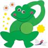 Fun Express Frog Shaped Doorknob Hanger Craft Kit – Makes 12 – Crafts for Kids