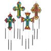 Religious Paint Your Own Suncatchers – Crafts for Kids and Fun Home Activities (Cross Wind Chimes)