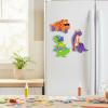 Silly Summer Dinosaur Magnet Foam Craft Kit – 12 Sets – Assorted Designs, Perfect for Summer School, Daycare & Kids’ Creative Activities