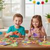 Silly Summer Dinosaur Magnet Foam Craft Kit – 12 Sets – Assorted Designs, Perfect for Summer School, Daycare & Kids’ Creative Activities
