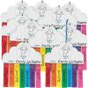 Fun Express All About Me Rainbow Craft Kit – 12 Pieces – Multicolor