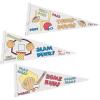 Fun Express Color Your Own Sports Pennant – DIY Craft Kits for Kids Perfect for VBS Vacation Bible School & Home Activities – Fun Arts & Crafts for Sports-Themed Celebrations – 12 Pieces