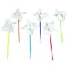 Fun Express DIY Jumbo Pinwheels Bulk Set 24 Pack – Color Your Own Craft Kits for Kids Birthday Party Activities | Classroom Art Supplies for Preschool & Summer Camp Projects | Ages 3-12