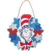 Fun Express Dr. Seuss The Cat in The Hat Patriotic Wreath Craft Kit- Makes 12