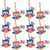 Patriotic Owl Ornament Craft Kit -12 – Crafts for Kids and Fun Home Activities
