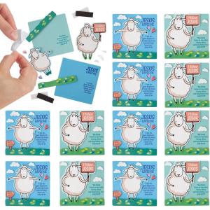 4″ x 4″ Religious Good Shepherd Magnet Craft Kits – Makes 12, Vacation Bible School Supplies