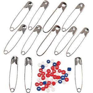 American Flag Bead Pin Craft Kit – Makes 12-4th of July Crafts for Kids and Fun Home Activities
