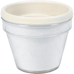 Fun Express DIY Flower Pots Bulk Craft Kit for Kids – 12 White Plastic Paintable Plant Pots with Paper Inserts | Educational Toys for Painting Activities Ages 8-12 | Perfect for School & Home Crafts