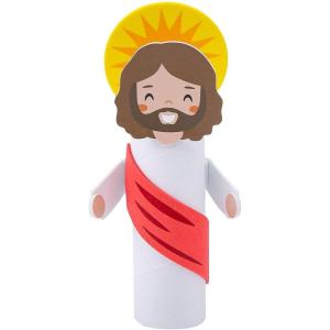 Fun Express Jesus Craft Roll Craft Kit – Makes 12