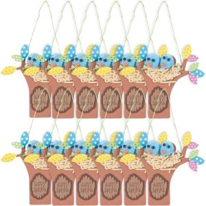 Spring Bird Nest Sign Craft Kit -12 – Crafts for Kids and Fun Home Activities