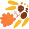 Fun Express Turkey Character Pop-Up Craft Kit – Makes 12