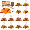 Fun Express 5″ x 3″ Disco Turkey Mosaic Rhinestone Foam Ornament Craft Kit – Makes 12