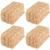 Fun Express Mini Hay Bales for Decoration – Natural Straw Bale 5″ Small Hay Bales for Fall Halloween Decor | Perfect for Table Centerpieces, Autumn Crafts & Seasonal DIY Projects – 1 Piece (Pack of 4)(5″ x 2 1/2″ x 2 1/2″ (Pack of 4))