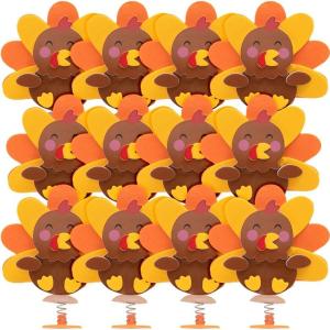 Fun Express Turkey Character Pop-Up Craft Kit – Makes 12