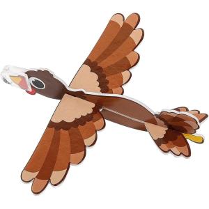 Fun Express Turkey Gliders – 12 Brown Foam Gliders with Easy Assembly, Set of 12