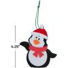 Christmas Penguin Foam Christmas Ornament Craft Kit – Makes 12 – Holiday Crafts for Kids and Fun Home Activities