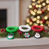 Festive Christmas Wrist Coil Bracelets with Charm – (Pack of 12) – Assorted Colors & Designs, Perfect for Christmas Parties, School Celebrations, and More