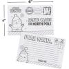 Fun Express Color Your Own Letter To Santa Postcards – Set of 24 – Christmas Crafts for Kids