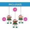 Fun Express Dangle-Leg Elf Christmas Ornaments – 12 Pc