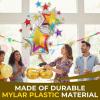 Fun Express Mylar Balloon Star Cluster 59″(Multicolor)