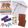 Fun Express STEM World of Eric Carle Brown Bear Binoculars Learning Craft Kit – Makes 12
