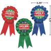 Fun Express Ugly Sweater Award Ribbons -Set of Colorful Jewelry-Style Ribbons for Holiday Parties Ugly Sweater Contests and Festive Awards Assorted Colors & Designs Perfect for Celebrations 12 Pieces