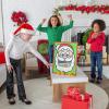 Santa’s Cookies Bean Bag Toss Game with Bags – 6 Piece Set – Christmas Party Game