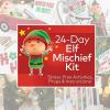 Christmas Elf Mischief Activity Kit with Props & Instructions for 24 Days