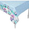 Fun Expess 54″ x 108″ Winter Penguin Party Rectangle Disposable Plastic Tablecloth