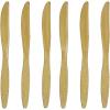 Fun Express – Metallic Gold Plastic Knives (50 Pc) – Party Supplies – Solid Tableware – Cutlery – 50 Pieces