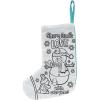 Fun Express 7 3/4″ x 10″ Color Your Own Religious Christmas Stocking – 12 Pieces