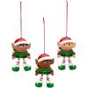 Fun Express Dangle-Leg Elf Christmas Ornaments – 12 Pc