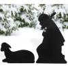 Fun Express Metal Shepherd & Lamb Yard Stakes