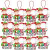 Green & Red Foam Elfie Selfie Picture Frame Ornament Craft Kits (4.5″ x 4.5″) 12 Sets – Fun DIY Holiday Decor for Kids and Families
