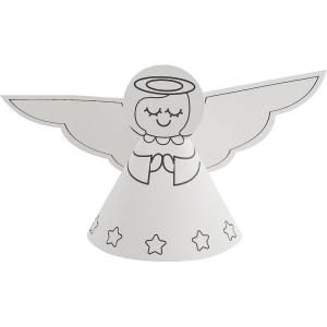 Fun Express Color Your Own Angel Christmas Tree Toppers – 12 Sets – Perfect for Personalized Holiday Decor & Artistic Expression