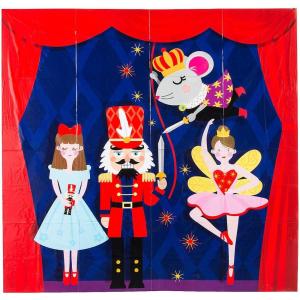Nutcracker Backdrop Banner – Party Decor – 1 Piece