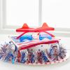 Fun Express Kids Patriotic Ombre Rimless Star Sunglasses – 12 Piece