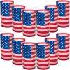 Fun Express 16 1/2″ x 9″ Patriotic USA Flag-Themed Plastic Lantern Luminary Wraps – 12 Pieces