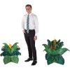 Jungle Nights Leaf Cardboard Stand-Up, 2 Piece
