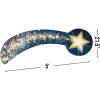 Fun Express 5 Ft. Starry Night Shooting Star Hanging Decoration – Perfect Party Decor for Dreamy Celebrations Design – 1 Pieces